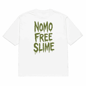 NOMO FREE SLIME Oversized heavyweight t-shirt