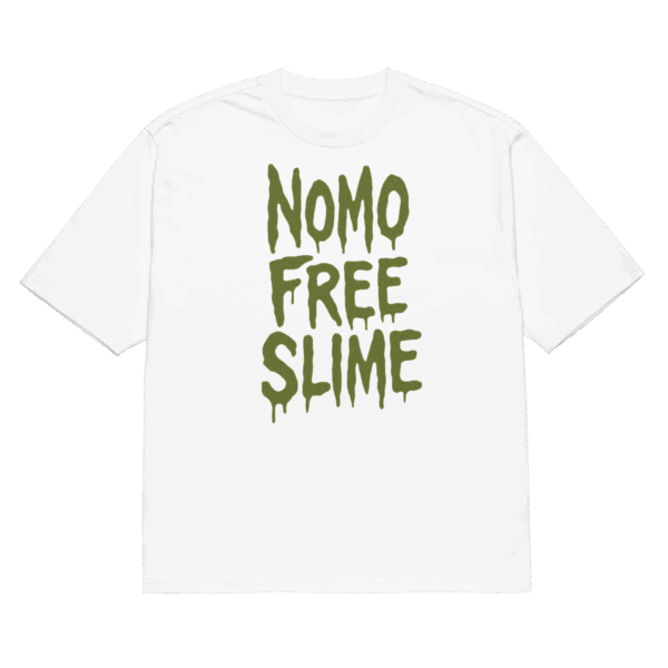 NOMO FREE SLIME Oversized heavyweight t-shirt